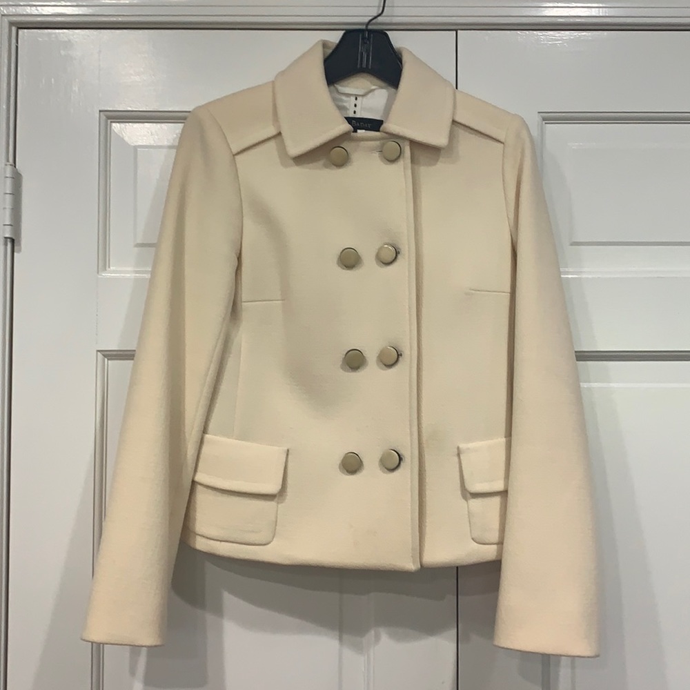 Lida Baday Cream Jacket Size 6